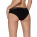 Трусики с широкой резинкой и кружевом Passion PS001 PANTIES black, size XL , Секси белье