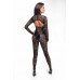 Комбінезон Noir Handmade F299 Enigma lace catsuit with underbust bodice - 3XL ,