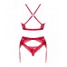 Obsessive Lacelove cupless 3-pcs set XS/S , ,