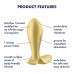 Анальна пробка Satisfyer Intensity Plug Gold , ,