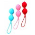 Вагинальные шарики Satisfyer V Balls (3 пары), диаметр 3,4см, вес 79-114-150гр, монолитные , Анальные - вагинальные шарики