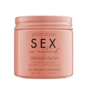 Натуральна харчова добавка для підвищення лібідо Bijoux Indiscrets Sex au Naturel — Orgasm Glow (брудна упаковка!!!)