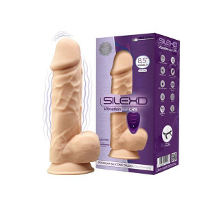 Фалоімітатор з вібрацією SilexD Norman Vibro Flesh (Model 1 size 8,5") LRS (упаковка від 8'' моделі)