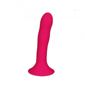 Дилдо с присоской Adrien Lastic Hitsens 4 Pink, отлично для страпона, диаметр 3,7 см, длина 17,8