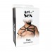 Чоловіча портупея Art of Sex - Ares, натуральна шкіра, колір Чорний, розмір L-2XL ,