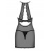 Obsessive Pearlove chemise & thong black S/M , ,