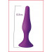 Анальная пробка с присоской MAI Attraction Toys №34 Purple, длина 12,5см, диаметр 3,2см , Анальные пробки