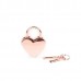 Замочок Liebe Seele Heart Shape Padlock Rose Gold (2 шт) , ,
