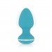 Анальна вібропробка Cala Azul - Blanca Vibrating anal plug , ,