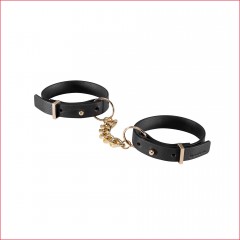 Наручники из экокожи Bijoux Indiscrets Maze – Thin Handcuffs Black