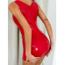 Сукня V виріз червоний лак D&A розмір XS-S , Секси белье
