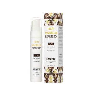 Розпродаж!!! Стимулюючий гель EXSENS Kissable Hot Vanilla Espresso 15мл (термін 07.2025)