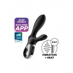 Універсальний смарт вібратор із підігрівом Satisfyer Heat Climax + (м'ята упаковка)