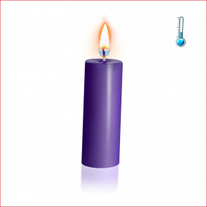 Фиолетовая восковая свеча Art of Sex низкотемпературная S 10 см