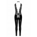 Комбінезон Noir Handmade F298 Libido Deep-V catsuit with collar and pearl chain - XL ,