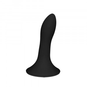 Дилдо с присоской Adrien Lastic Hitsens 5 Black, отлично для страпона, диаметр 2,4 см, длина 13 с
