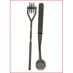 Колесо Вартенберга гольчасте на 3 ряди зубців Doc Johnson Kink- Spike - Solid Metal Pinwheel - 3 Whe