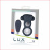 Подвійне ерекційне кільце з вібрацією Lux Active-Triad - Vibrating Dual Cock Ring, пульт ДК , Єрекційні кільця та насадки, LUX Active (Канада)