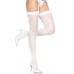 Leg Avenue butterfly backseam thigh highs White O/S , ,