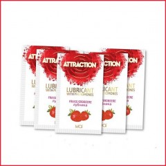 Пробник лубриканта с феромонами MAI ATTRACTION LUBS STRAWBERRY (10 мл)