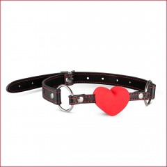 Силіконовий кляп у вигляді серця Whipped - Heart Ball Gag