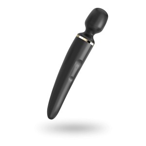 Вібромасажер Satisfyer Wand-er Woman (Black/Gold) (м'ята упаковка)