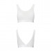 Топ с прозрачной вставкой Passion PS002 TOP white, size L , Секси белье