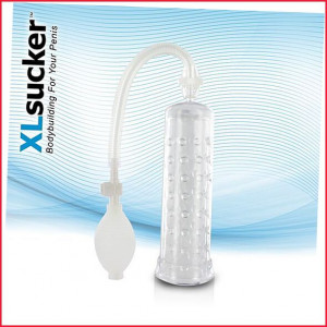 Вакуумна помпа XLsucker Penis Pump Transparant для члена довжиною до 18см, діаметр до 4 см