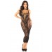 Сукня Leg Avenue Rhinestone Lace and Net Bodycon Dress One Size, Black , ,
