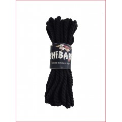 Хлопковая веревка для шибари Feral Feelings Shibari Rope, 8 м черная