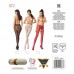 Эротические колготки-бодистокинг Passion S012 red, имитация чулок, пояса и ажурных трусиков , Колготки, панчохи, шкарпетки,