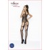 Бодістокінг Passion BS039 black, комбінезон, імітація панчох , Комбінезони, Passion (Польща)