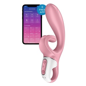 Смарт вібратор-кролик Satisfyer Hug Me Pink  (м'ята упаковка!!!)
