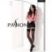 Графитовые чулки на ажурной силиконовой резинке Passion ST003 1/2 grafit , Колготки, чулки, носки
