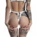 Трусики з натуральної шкіри Feral Feelings - String Bikini White ,