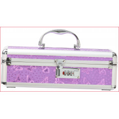 Кейс для хранения секс-игрушек BMS Factory - The Toy Chest Lokable Vibrator Case Purple с кодовым