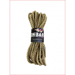 Джутовая веревка для шибари Feral Feelings Shibari Rope, 8 м серая