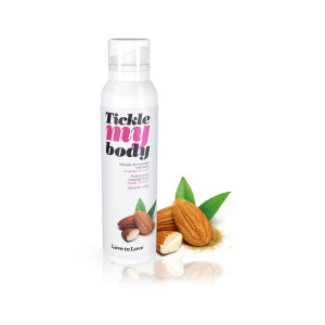 Масажна піна Love To Love TICKLE MY BODY SWEET ALMONDS (150 мл) зволожувальна