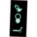Эрекционное кольцо Dorcel Power Clit White PHOSPHO с вибрацией, белое, светящееся во тьме , Эрекционные кольца и насадки