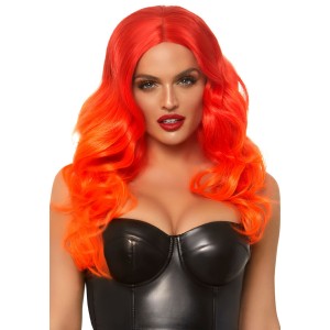 Leg Avenue Ombre long wavy wig Orange