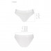 Трусики с прозрачной вставкой Passion PS006 PANTIES white, size S , Секси белье