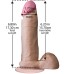 Фалоімітатор Doc Johnson The Realistic Cock 6 inch White – ULTRASKYN, Vack-U-Lock, діаметр 4,3 см , Фалоімітатори, Doc Johnson (США)