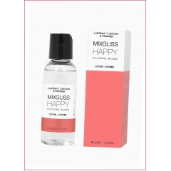 Лубрикант на силіконовій основі MixGliss HAPPY - LITCHI (50 мл) з ароматом китайського лічі