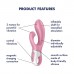 Вібратор-кролик Satisfyer Air Pump Bunny 2, надувається ,