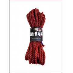 Джутовая веревка для шибари Feral Feelings Shibari Rope, 8 м красная
