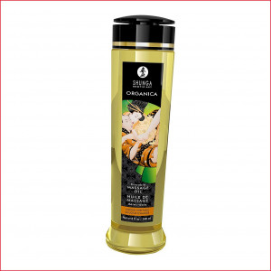 Органическое массажное масло Shunga ORGANICA – Almond Sweetness (240 мл) с витамином Е