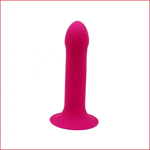 Дилдо с присоской Adrien Lastic Hitsens 2 Pink, отлично для страпона, макс диаметр 4 см, длина 16