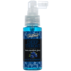 Спрей для мінету Doc Johnson GoodHead DeepThroat Spray - Blue Raspberry 59 мл для глибокого мінету