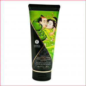 Їстівний масажний крем Shunga Kissable Massage Cream – Pear & Exotic Green Tea (200 мл)