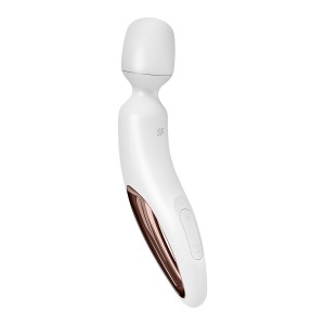 Вібромасажер Satisfyer Wand-erland (White/Rosegold) (м'ята упаковка!!!)
